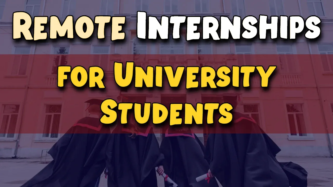 Remote Internships University Students